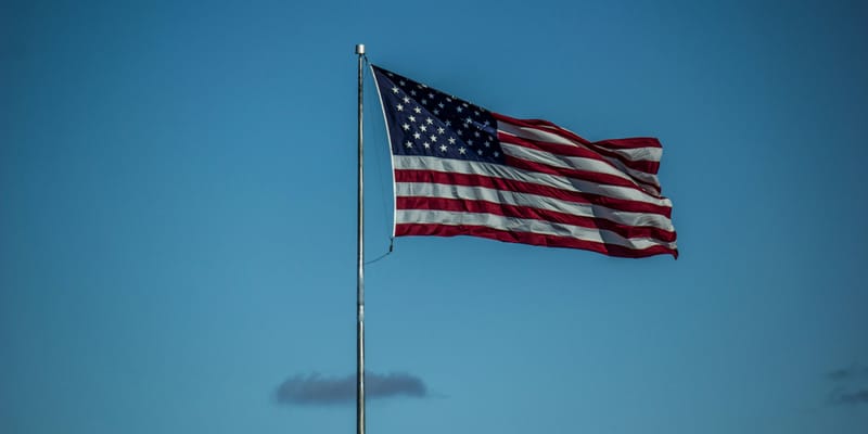 American flag image r