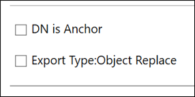 DN is Anchor unchecked