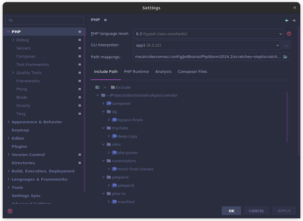 phpstorm-settings-php-settings