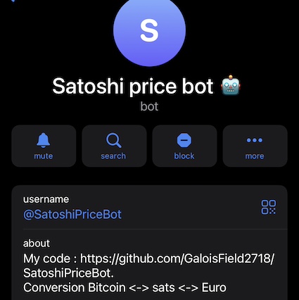 Satoshi Price Bot