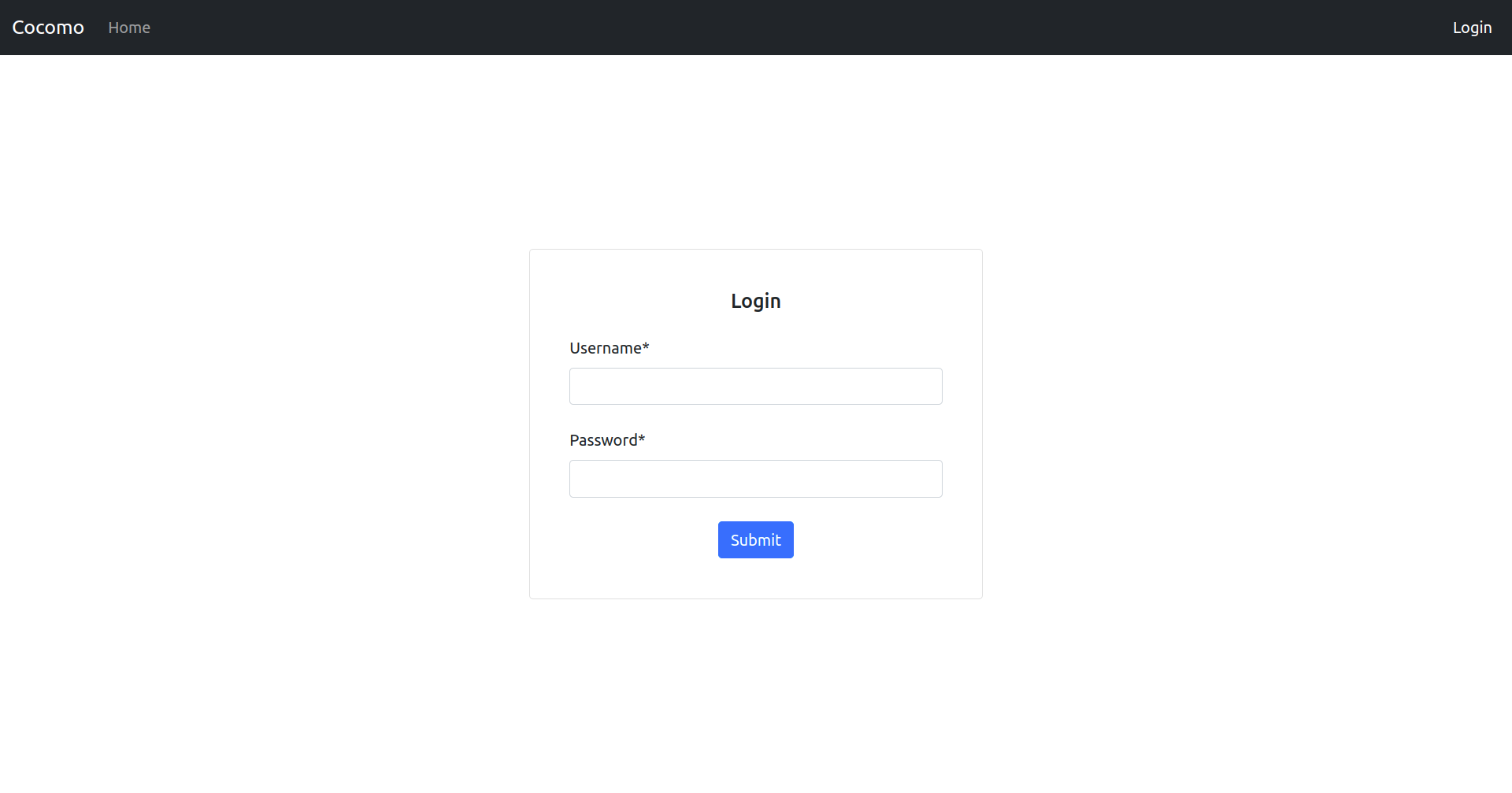 Login Page