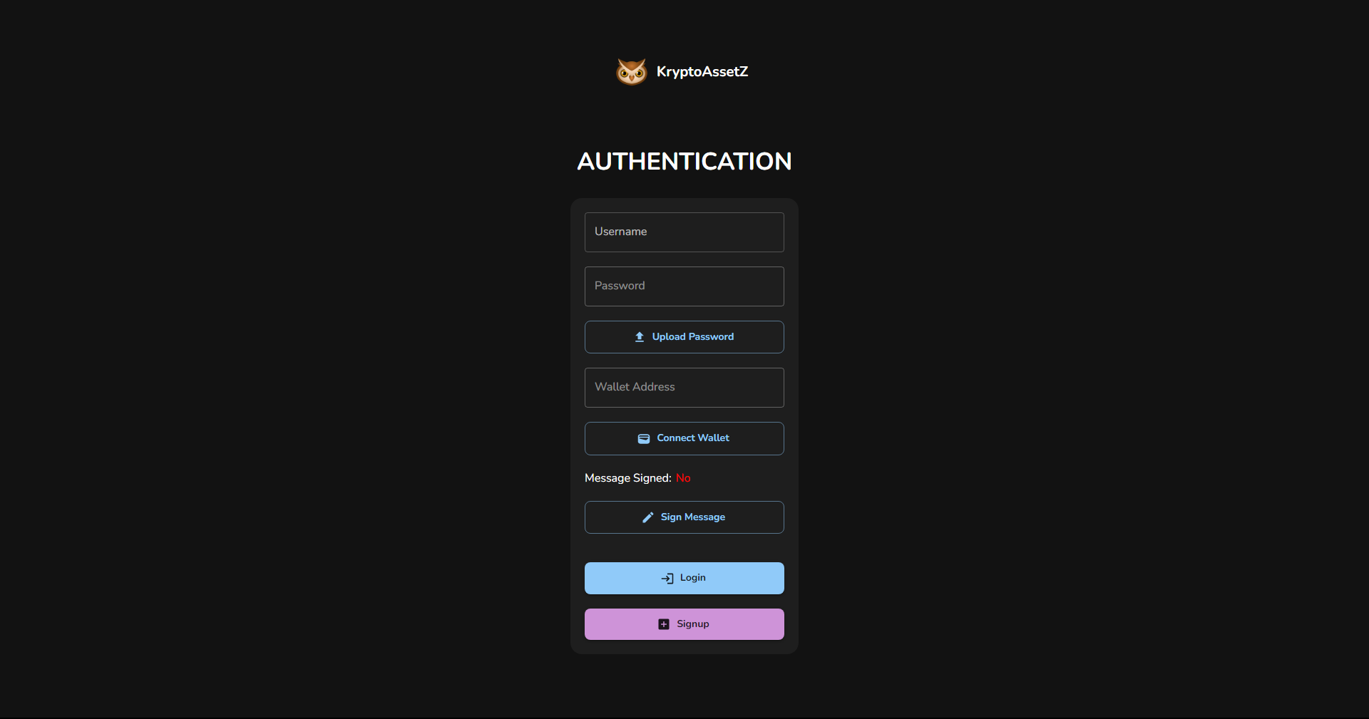 Login Page