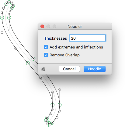 Noodling a monoline.