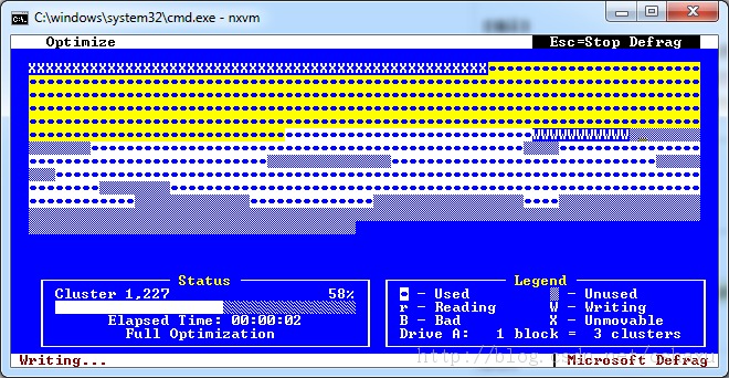 MS-DOS Defrag