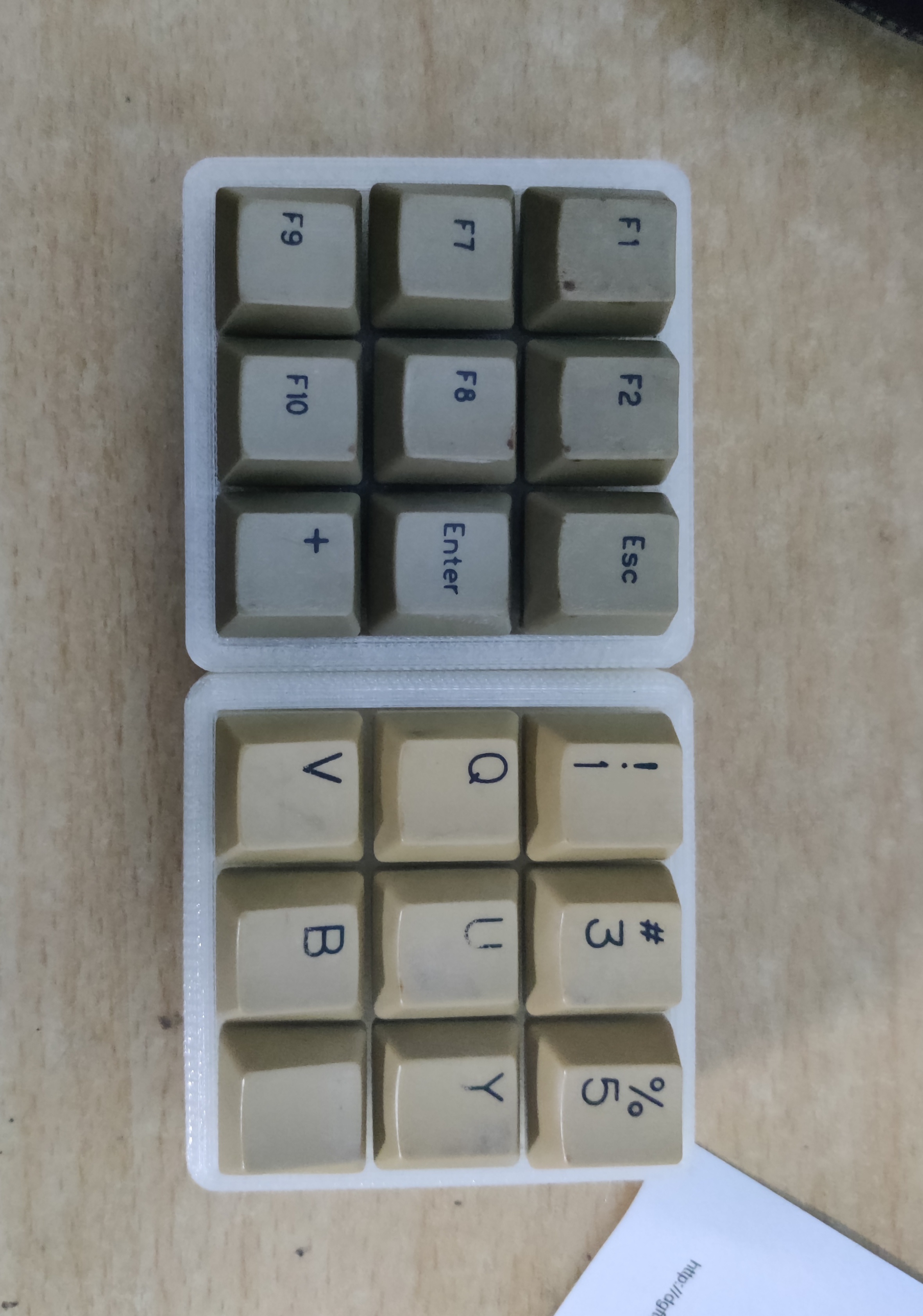 Macroapd with Old Keycaps