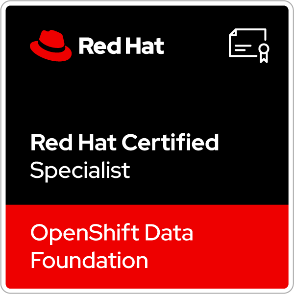 Red Hat® Certified Specialist in OpenShift Data Foundation