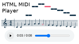 HTML MIDI Player