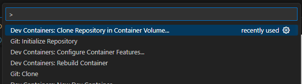 dev container image