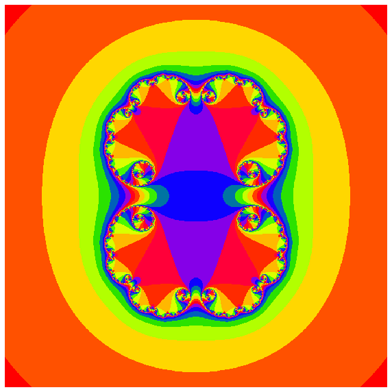 Filled-in Julia set picture