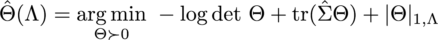 \ell_1 penalized inverse covariance estimation