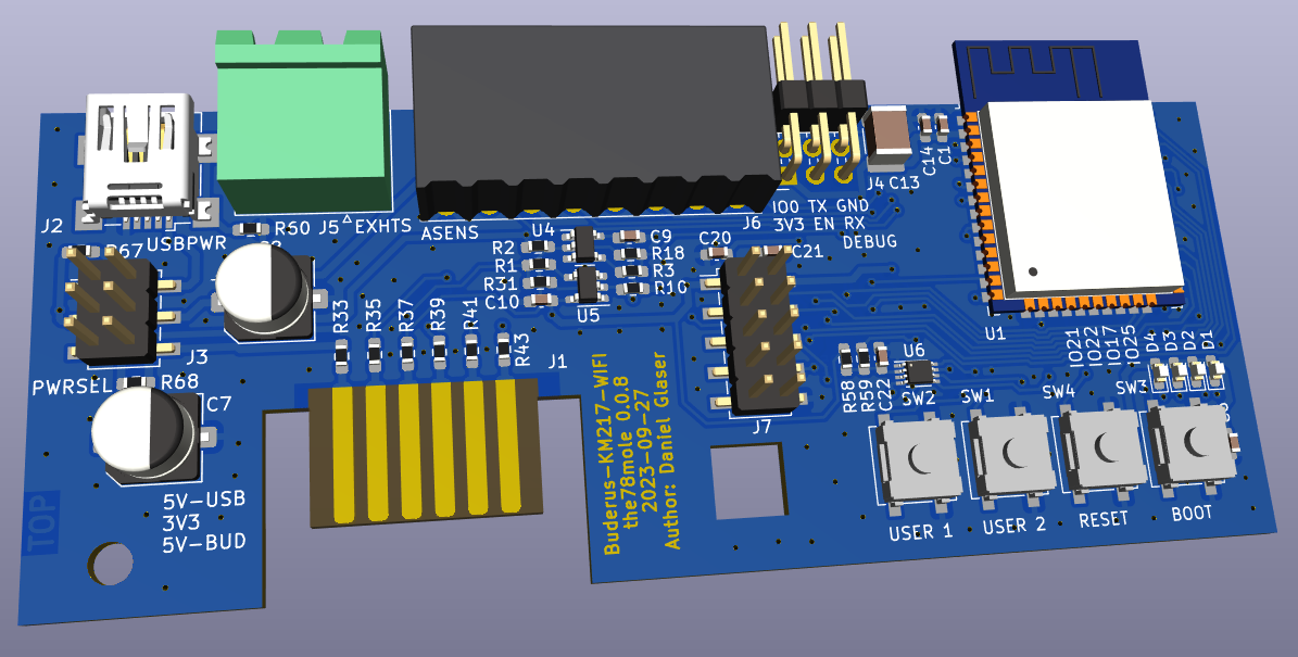 v0.0.6_SMD_Top mostly assembled