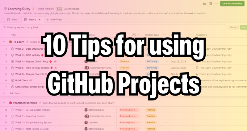 10 things you didn’t know you could do with GitHub Projects