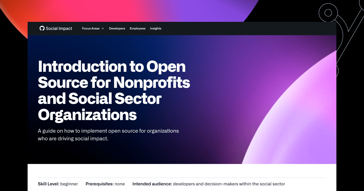 A guide to open source for the social sector