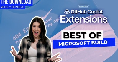 A thumbnail for GitHub's The Download, a weekly video series on what's new in technology.