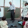 Secretary-General António Guterres visits Mandruzi Resettlement Site in Mozambique.