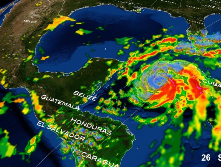 GPM overpass of Hurricane Ian on Sept. 26, 2022