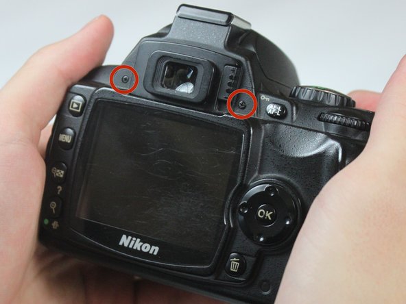 Nikon D40 LCD Screen Replacement, Back Cover: step 1, image 1 of 1