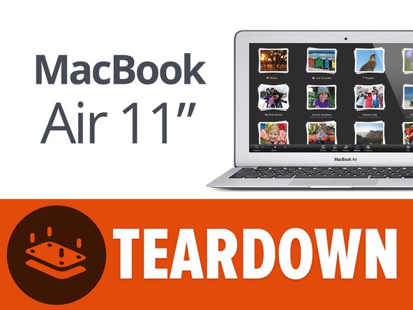 MacBook Air 11" Mid 2013 Teardown, MacBook Air 11" Mid 2013 Teardown: step 1, image 1 of 3