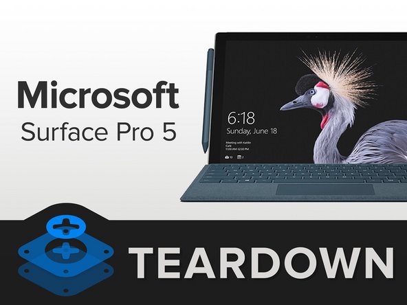 Microsoft Surface Pro 5の分解, Microsoft Surface Pro 5の分解: 手順 1、 2の画像 1