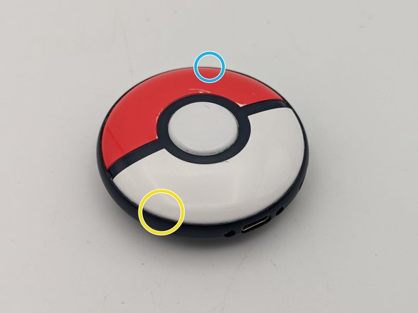 Pokémon™ GO Plus Battery Replacement, Remove Faceplace: step 2, image 1 of 2