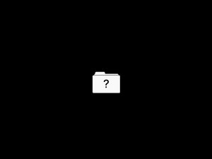 MacBook Folder With Question Mark