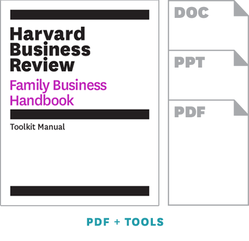 Harvard Business Review Family Business Handbook Toolkit