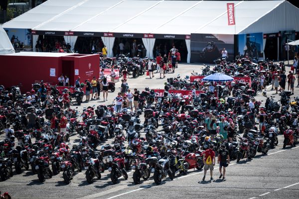 Un momento del World Ducati Week 2025 a Misano