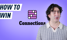 A photo of a host smiling next to the connections logo