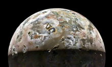 A new view of Io captured by NASA's Juno probe. 