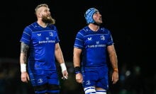  Leinster players RG Snyman and Will Connors