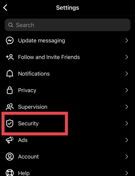 Instagram security