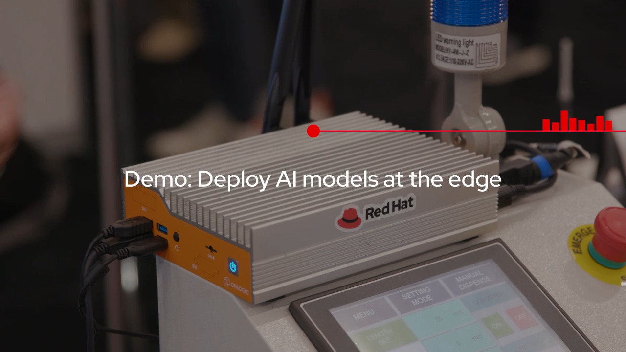 AI inference at the edge using OpenShift AI