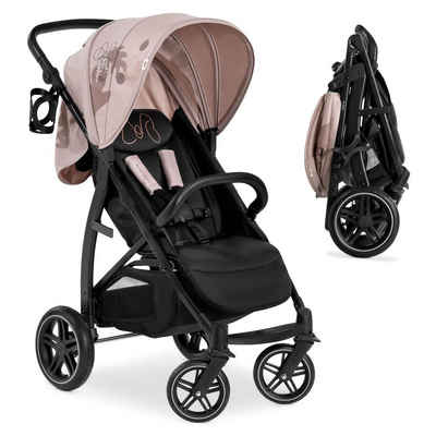 Hauck Kinder-Buggy Rapid 4D - Minnie Mouse Rose, Kinderwagen klein faltbar mit Liegeposition höhenverstellbar bis 25 kg