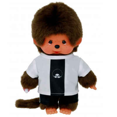 Monchhichi Plüschfigur Junge im Fußball-Trikot 20 cm Monchhichi Puppe EM-Fußball Edition