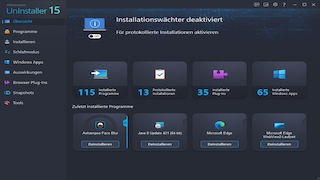 Screenshot aus Ashampoo UnInstaller 15