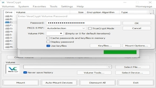 Screenshot aus VeraCrypt