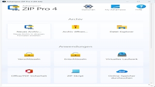 Screenshot aus Ashampoo ZIP Pro
