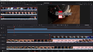 Screenshot aus DaVinci Resolve