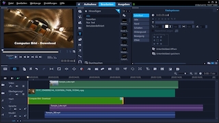 Screenshot aus Corel VideoStudio Pro
