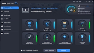 Screenshot aus Ashampoo WinOptimizer 25 – Kostenlose Vollversion