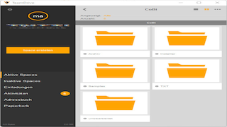 Screenshot aus TeamDrive