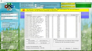 Screenshot aus Snappy Driver Installer (SDI)