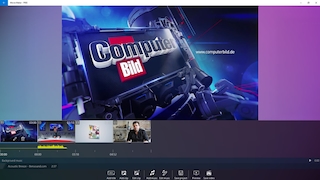 Screenshot aus Movie Maker (Windows-App)