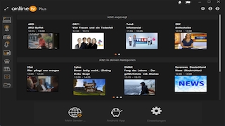 Screenshot aus onlineTV 18 Plus – Kostenlose Vollversion