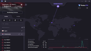 Screenshot aus ProtonVPN