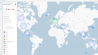 Screenshot aus NordVPN