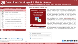 Screenshot aus SmartTools ServicePack für Microsoft Access