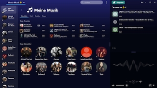 Screenshot aus Audials Music 2024 – Kostenlose Spezial-Version