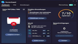 Screenshot aus RouterGuard (COMPUTER BILD-Edition)