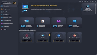 Screenshot aus Ashampoo UnInstaller 12 – Kostenlose Vollversion